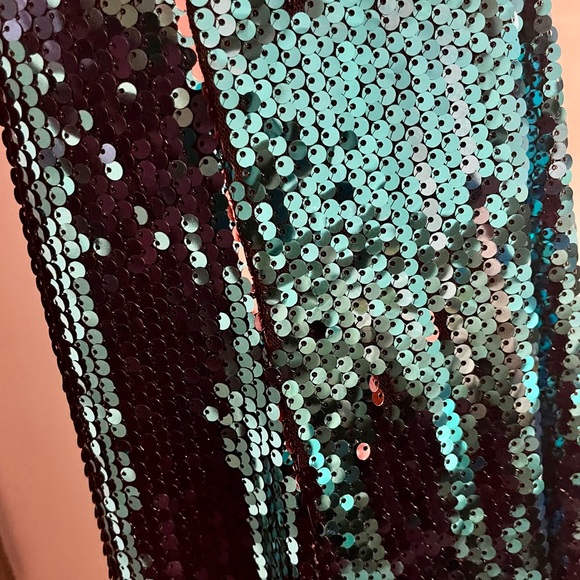 Last Disco Dress Sequin Spaghetti Strap Dress for Bachelorette NYE Dress - Picture 4 of 4